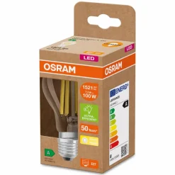 Osram E27-LED-Birne E27/7,2 Watt/Energie A Transparent