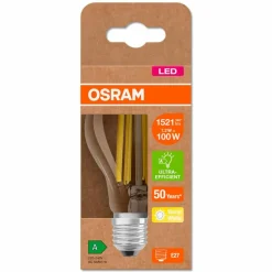 Osram E27-LED-Birne E27/7,2 Watt/Energie A Transparent