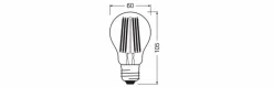 Osram E27-LED-Birne E27/7,2 Watt/Energie A Transparent