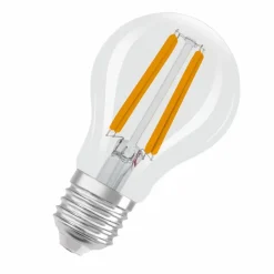 E27|Osram LED-Birne E27/5 Watt/Energie A Transparent