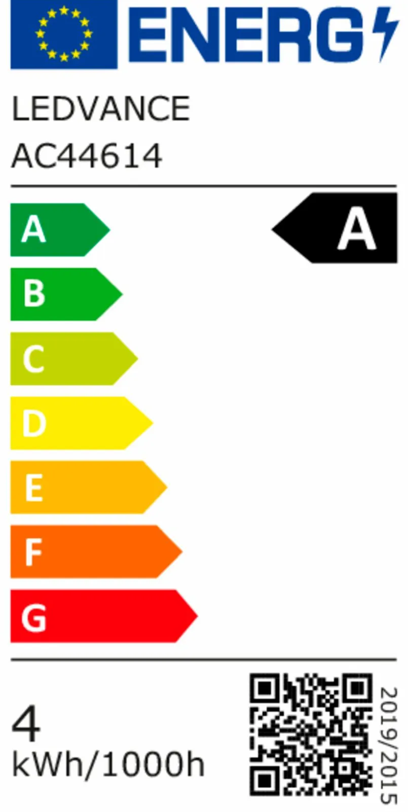 LED-Birne E27/3,8 Watt/Energie A<Osram New