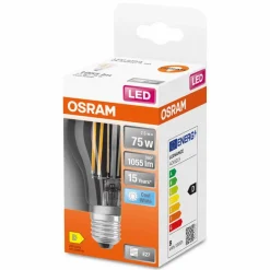 Osram E27-LED-Birne E27/7,5 Watt/Energie D Transparent