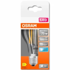 Osram E27-LED-Birne E27/7,5 Watt/Energie D Transparent