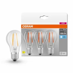 Osram E27-LED-Birne E27/7,5 Watt/Energie D Transparent