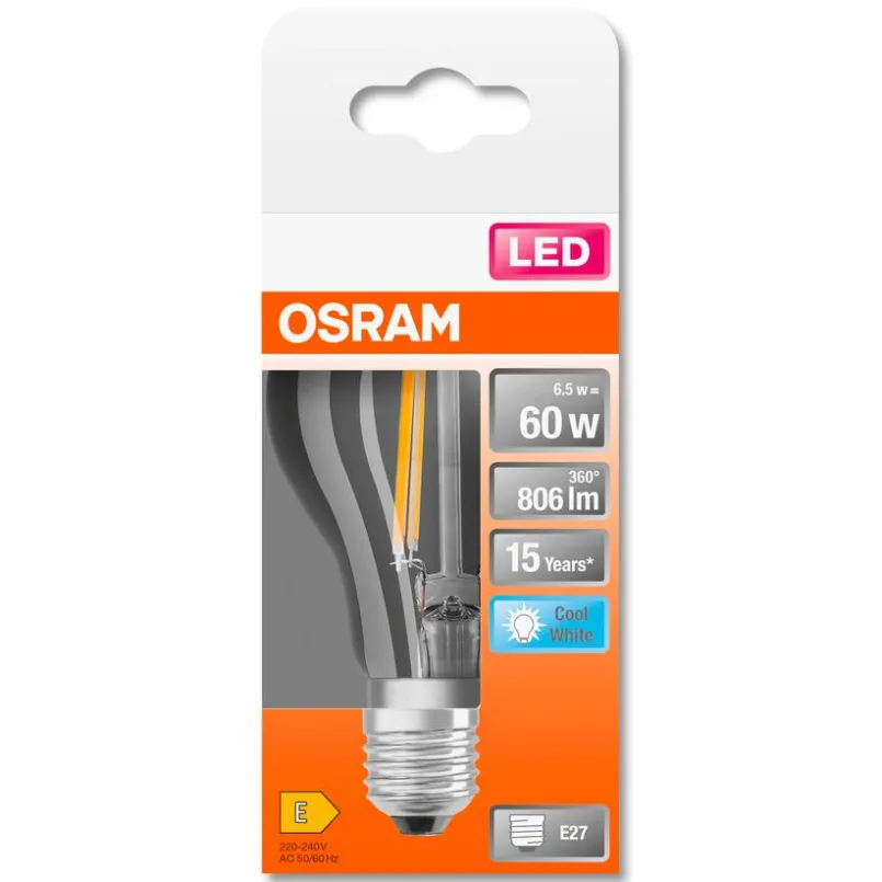 LED-Birne E27/6,5 Watt/Energie E<Osram Best