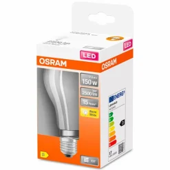 LED-Birne matt E27/ 15Watt/ Energie D<Osram Clearance