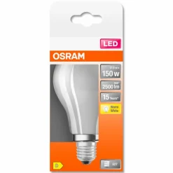 LED-Birne matt E27/ 15Watt/ Energie D<Osram Clearance