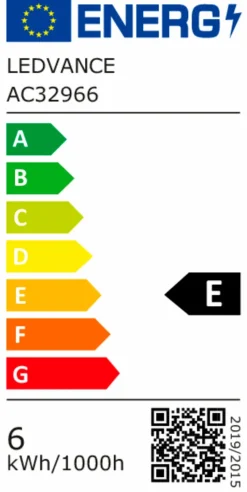 Leuchtmittel|E27|LEDVANCE LED-Birnenform E27/6 Watt/Energie E Braun