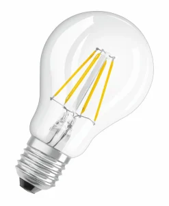 Osram E27-LED-Birnenform E27/4 Watt/Energie E Transparent
