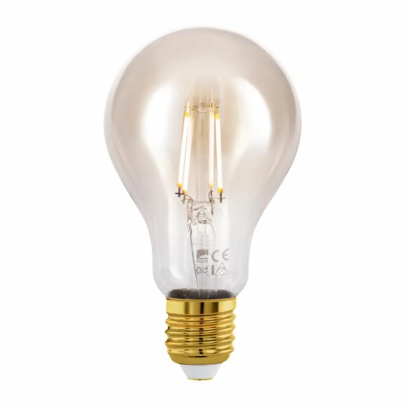 EGLO E27-LED-Birnenform E27/4 Watt/Energie F Braun