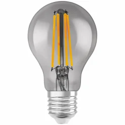 LEDVANCE Leuchtmittel|E27-LED-Birnenform E27/6 Watt/Energie F Grau