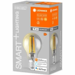 LEDVANCE Leuchtmittel|E27-LED-Birnenform E27/6 Watt/Energie F Grau
