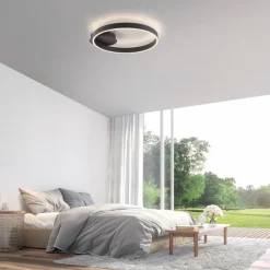 Deckenleuchten|JUST LIGHT. LED-Deckenleuchte Anelli Schwarz