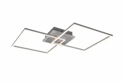 Reality Leuchten Deckenleuchten-LED-Deckenleuchte Arribo Nickel matt