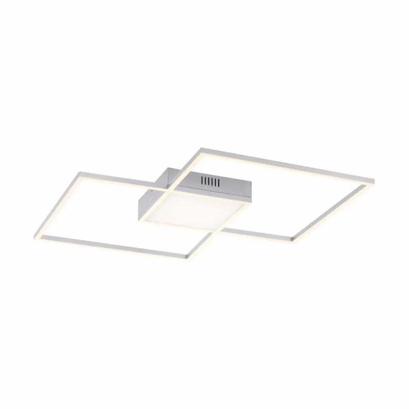 JUST LIGHT. Deckenleuchten-LED-Deckenleuchte Asmin Silber