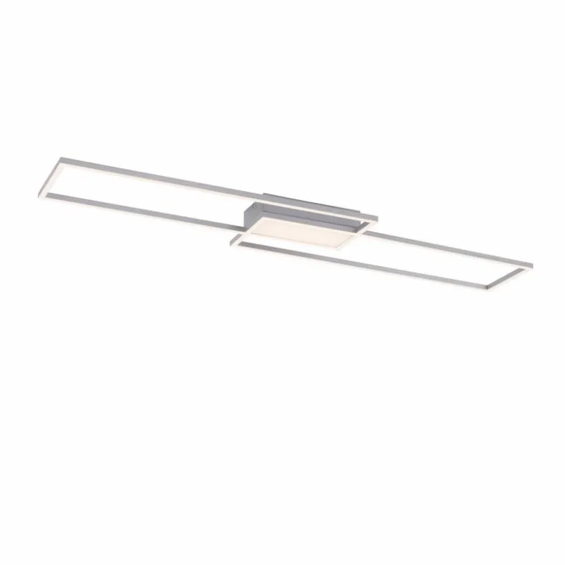 JUST LIGHT. Deckenleuchten-LED-Deckenleuchte Asmin Silber
