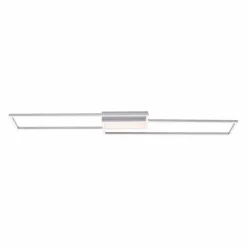 JUST LIGHT. Deckenleuchten-LED-Deckenleuchte Asmin Silber