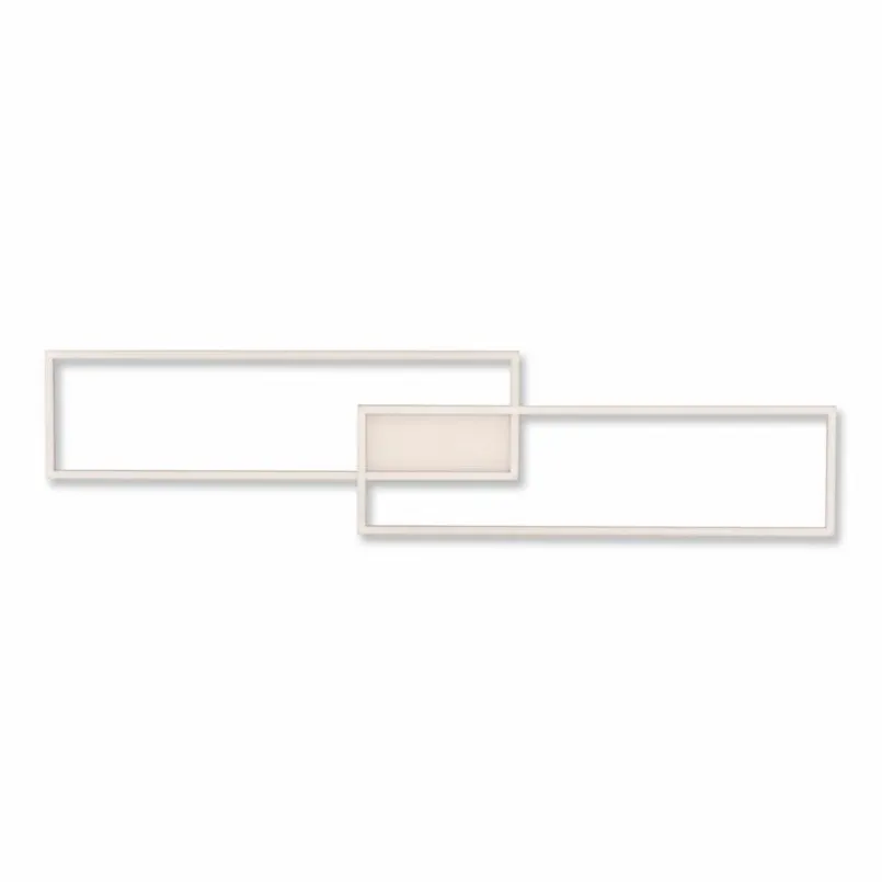 JUST LIGHT. Deckenleuchten-LED-Deckenleuchte Asmin Silber