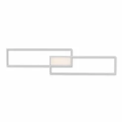 JUST LIGHT. Deckenleuchten-LED-Deckenleuchte Asmin Silber