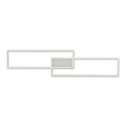 JUST LIGHT. Deckenleuchten-LED-Deckenleuchte Asmin Silber