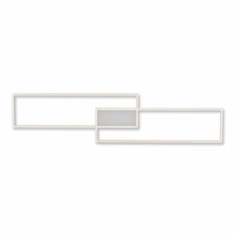 JUST LIGHT. Deckenleuchten-LED-Deckenleuchte Asmin Silber