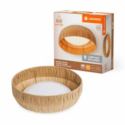Deckenleuchten|LEDVANCE LED-Deckenleuchte Bamboo Paper Braun