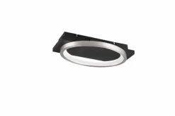 Deckenleuchten|Reality Leuchten LED-Deckenleuchte Barca Schwarz