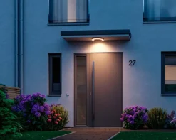 Paulmann Außendeckenleuchten|Außendeckenleuchten-LED-Deckenleuchte Circula Schwarz