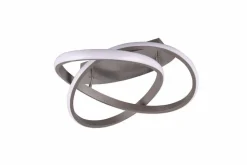 Deckenleuchten|Reality Leuchten LED-Deckenleuchte Course Nickel matt