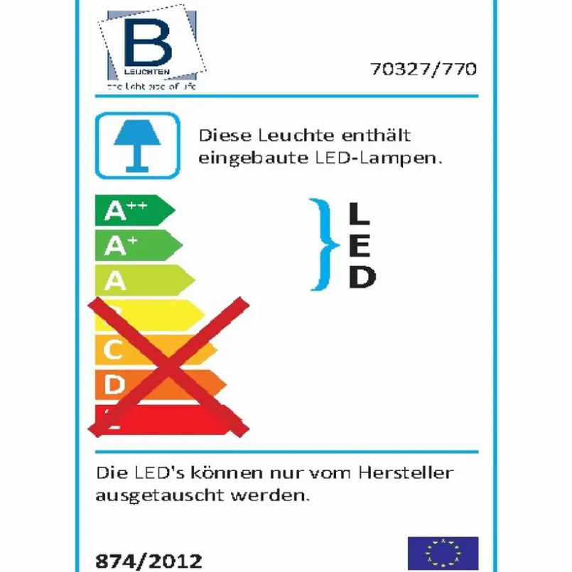 LED-Deckenleuchte Crystal<Hell New