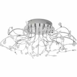 Deckenleuchten|Hell LED-Deckenleuchte Crystal Chrom