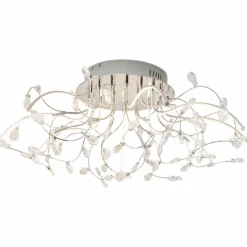 Deckenleuchten|Hell LED-Deckenleuchte Crystal Chrom