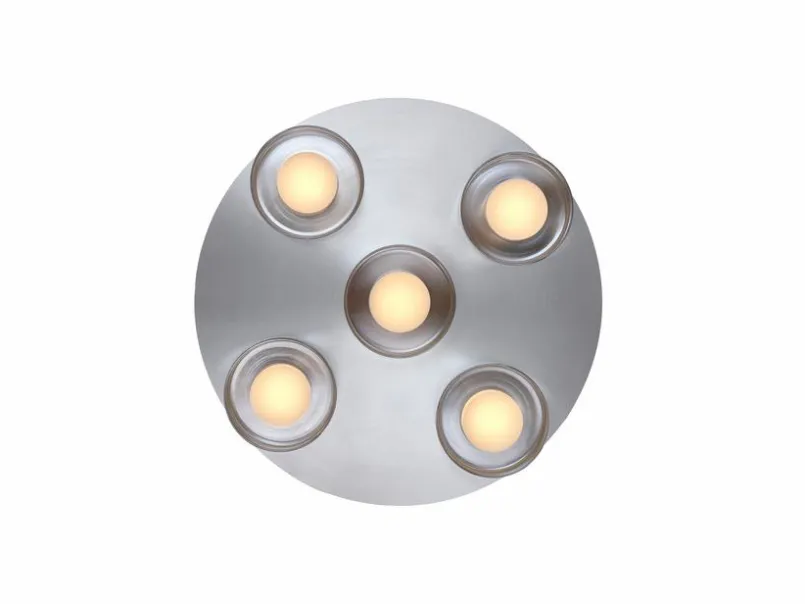 Deckenleuchten|Hell LED-Deckenleuchte Dune Silber