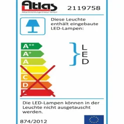 DesignLive Deckenleuchten-LED-Deckenleuchte ECLIPSE Silber