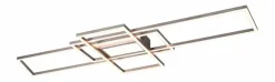 Trio Deckenleuchten-LED-Deckenleuchte Irvine Nickel matt
