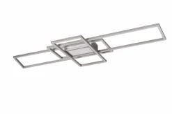 Trio Deckenleuchten-LED-Deckenleuchte Irvine Nickel matt