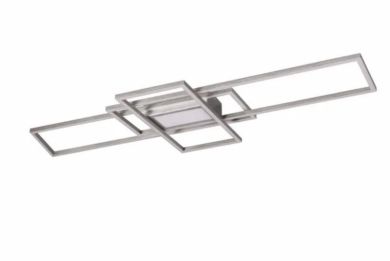 Trio Deckenleuchten-LED-Deckenleuchte Irvine Nickel matt