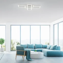 Deckenleuchten|JUST LIGHT. LED-Deckenleuchte Iven Silber