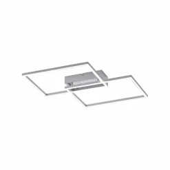 JUST LIGHT. Deckenleuchten-LED-Deckenleuchte IVEN Silber