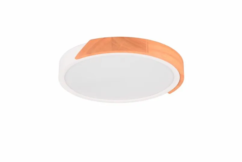 Deckenleuchten|Reality Leuchten LED-Deckenleuchte Jano Braun / Weiß