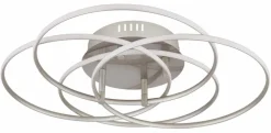 Globo Deckenleuchten-LED-Deckenleuchte Kombos Nickel matt