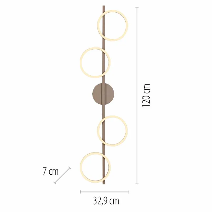 SCHÖNER WOHNEN-Kollektion Deckenleuchten-LED-Deckenleuchte Mini Ritus Sand