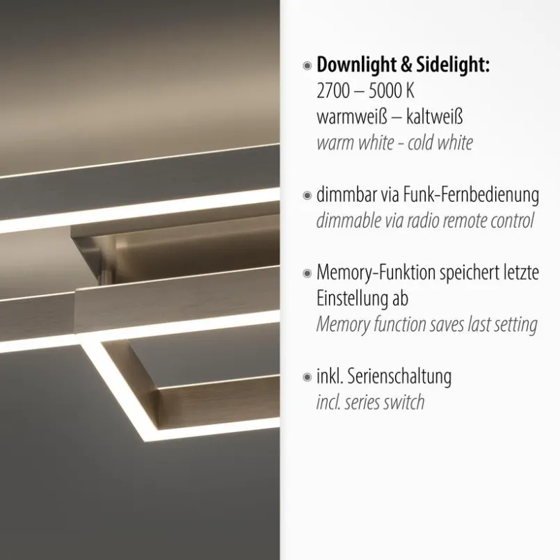 Paul Neuhaus Deckenleuchten-LED-Deckenleuchte Paan Silber