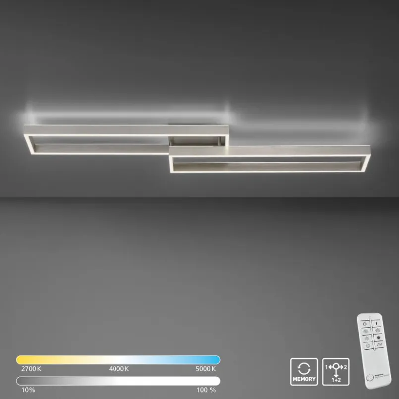 Paul Neuhaus Deckenleuchten-LED-Deckenleuchte Paan Silber
