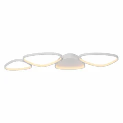 Deckenleuchten|SCHÖNER WOHNEN-Kollektion LED-Deckenleuchte Pebbles Weiß