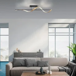 Deckenleuchten|Deckenleuchten|Q SMART HOME LIGHTS LED-Deckenleuchte Q-Swing Messing