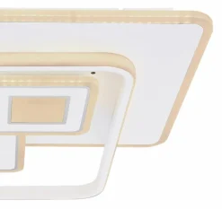 Deckenleuchten|Globo LED-Deckenleuchte Roderick Weiß