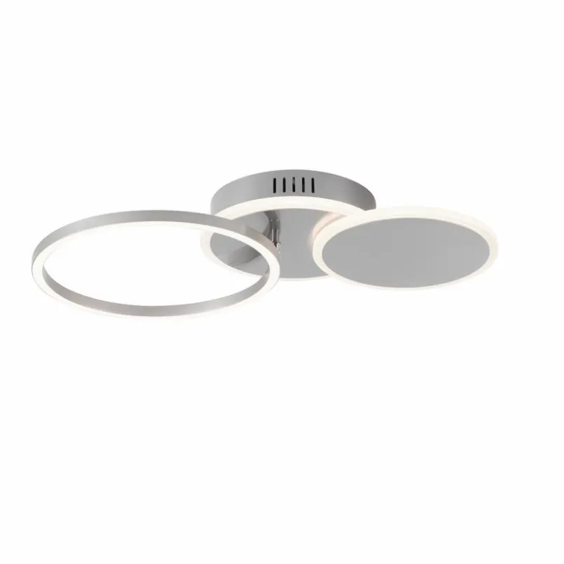 JUST LIGHT. Deckenleuchten-LED-Deckenleuchte Sevent Silber