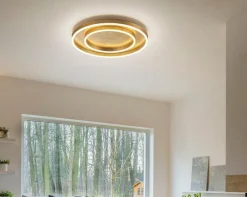 Deckenleuchten|Helestra LED-Deckenleuchte Sona Gold