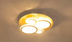 Globo Deckenleuchten-LED-Deckenleuchte TILO Gold